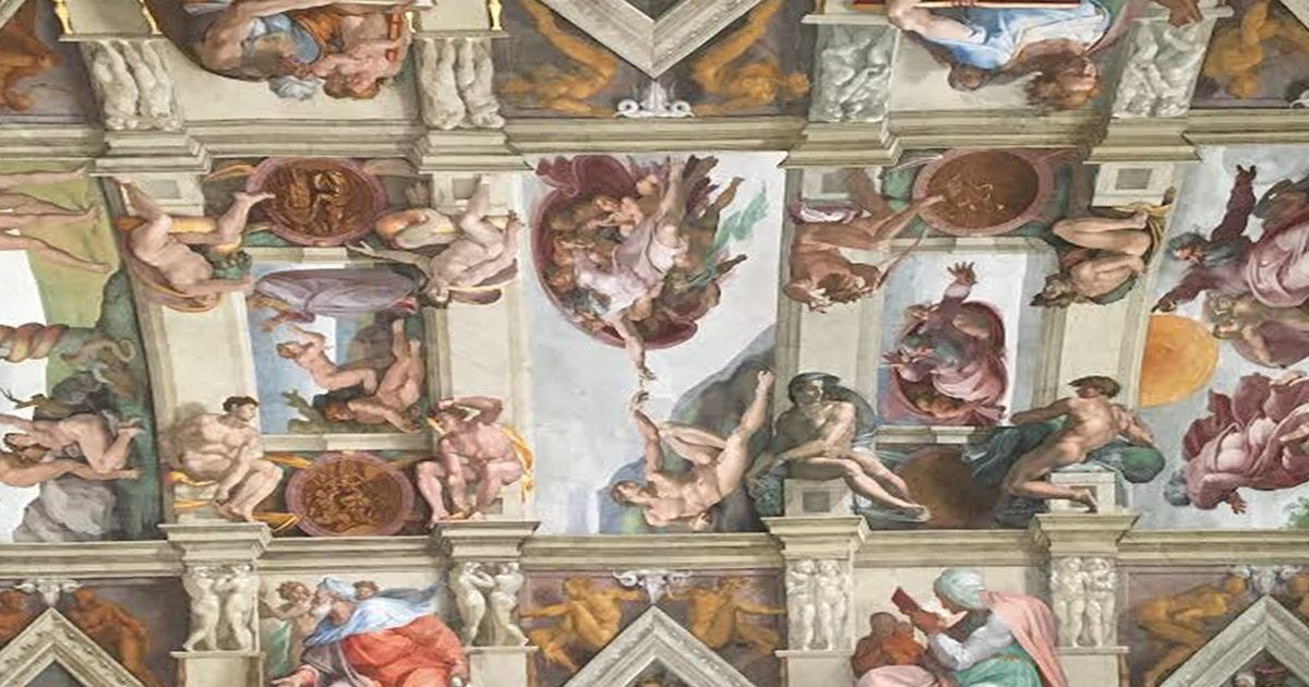 Michelangelo, The Creation of Adam, Sistine Chapel ceiling / ミケランジェロ「アダムの創造」システィーナ礼拝堂天井画